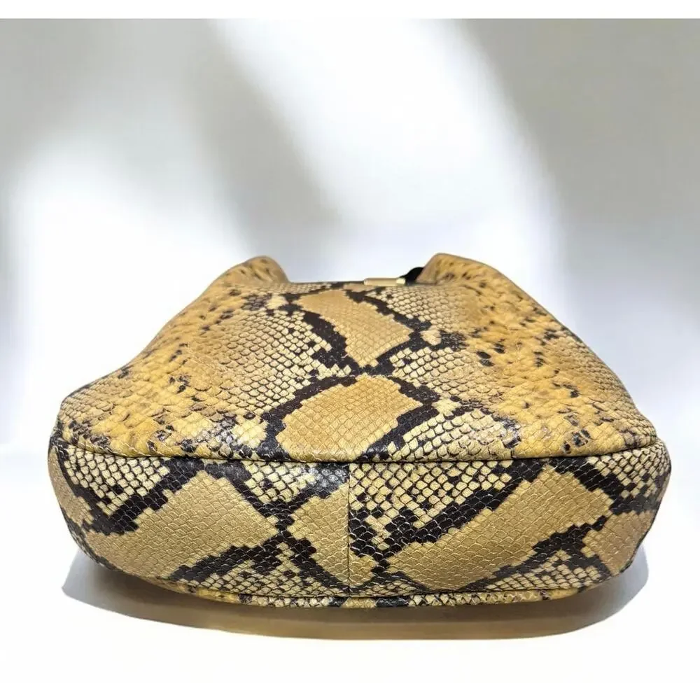Tory Burch Mercer 151 Exotic Snakeskin Hobo Bag - Picture 4 of 11